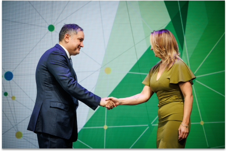 Díjátadó képek Az év felelős foglalkoztatója 2025