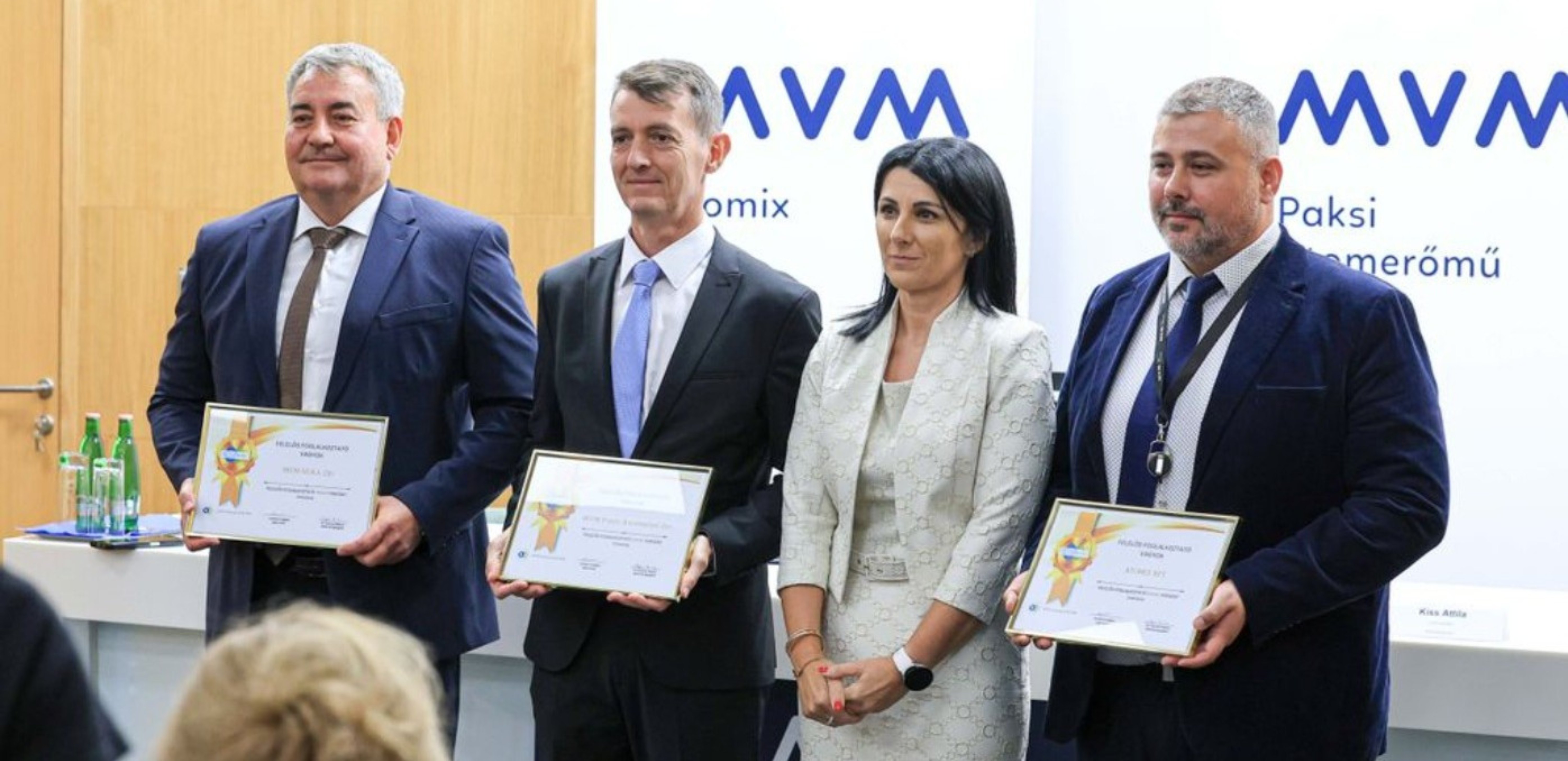 Újabb elismerés: arany minősítésű Felelős Foglalkoztatói tanúsítványt kapott az MVM Paksi Atomerőmű és leányvállalatai