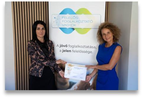 Tanúsítvány átadása