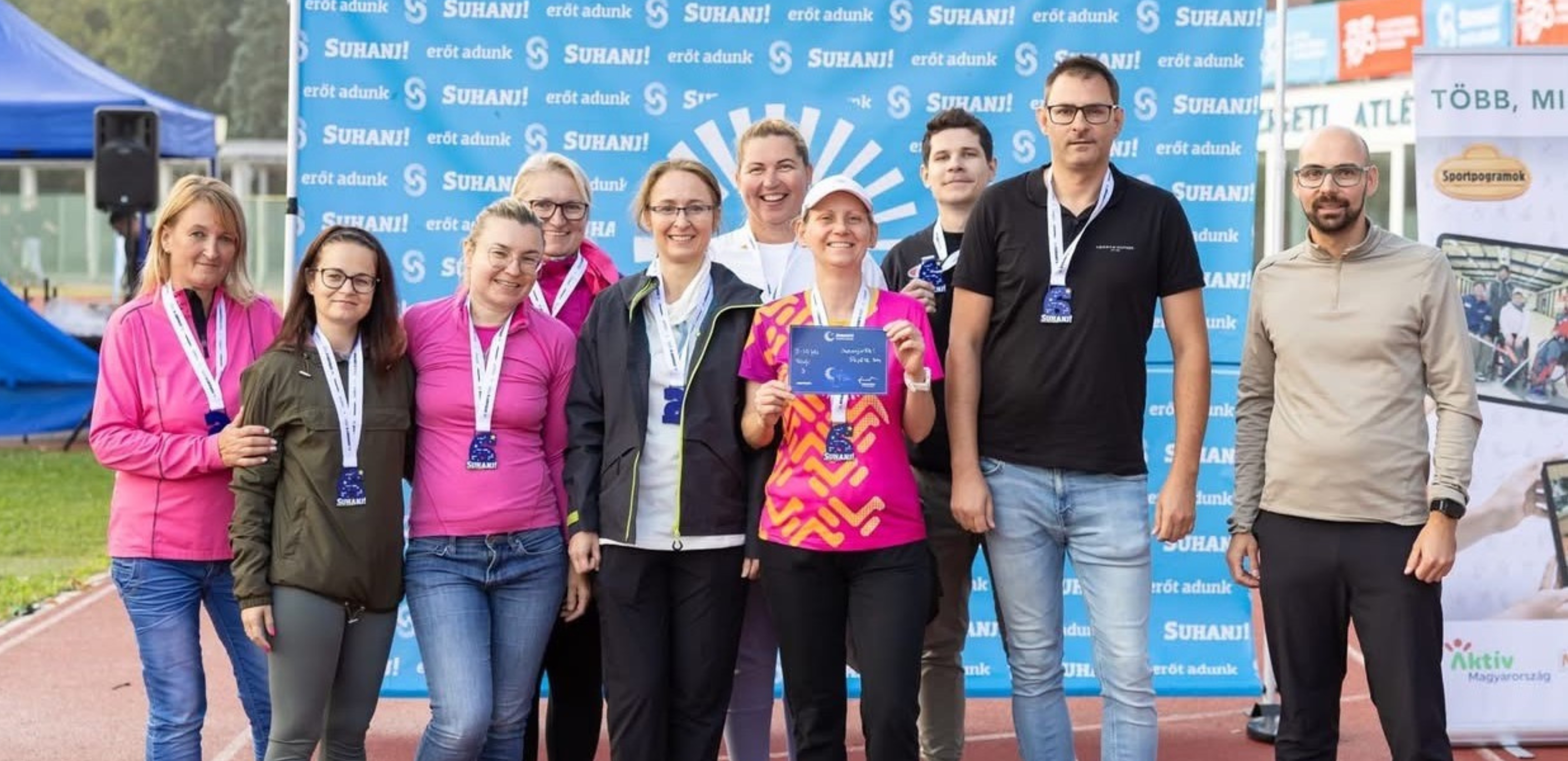 Kollégáink a SUHANJ6 jótékonysági futáson – vegyesváltó kategória 3. helyezés!